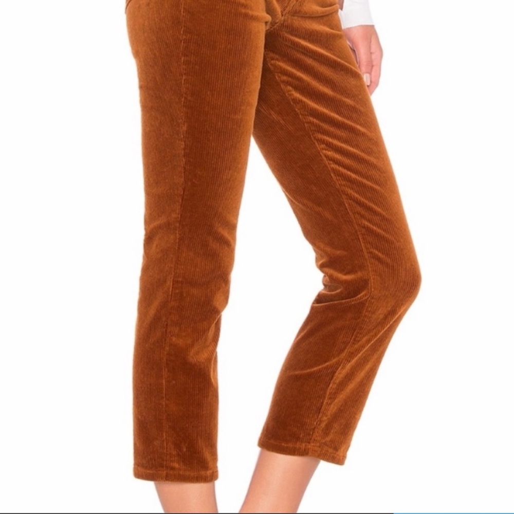 Blank NYC  rustic orange, corduroy pants size 28 has spandex.